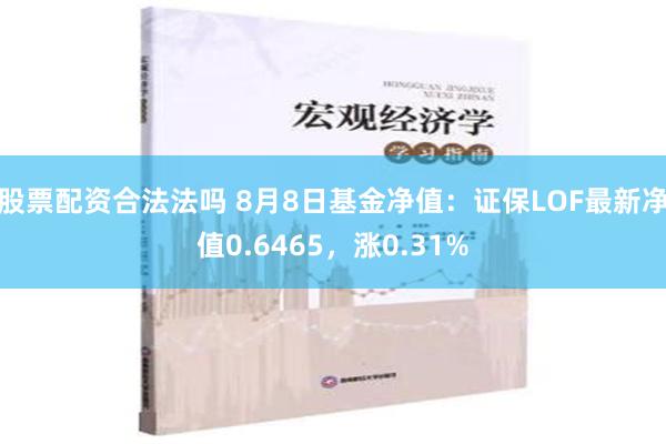 股票配资合法法吗 8月8日基金净值：证保LOF最新净值0.6465，涨0.31%