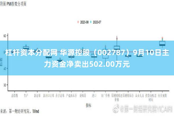 杠杆资本分配网 华源控股（002787）9月10日主力资金净卖出502.00万元