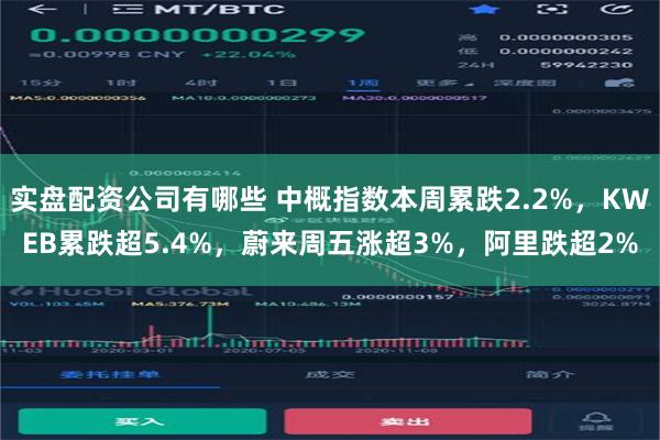 实盘配资公司有哪些 中概指数本周累跌2.2%，KWEB累跌超5.4%，蔚来周五涨超3%，阿里跌超2%